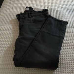 Loft Women’s Size 30 The Skinny High Rise Curvy Fit Petite Black Jeans